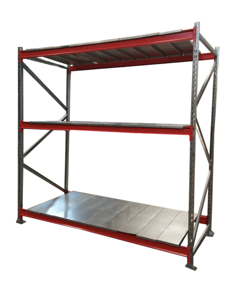 Rack 200 x 40 x 140 – 3 niveles con pisos metalicos