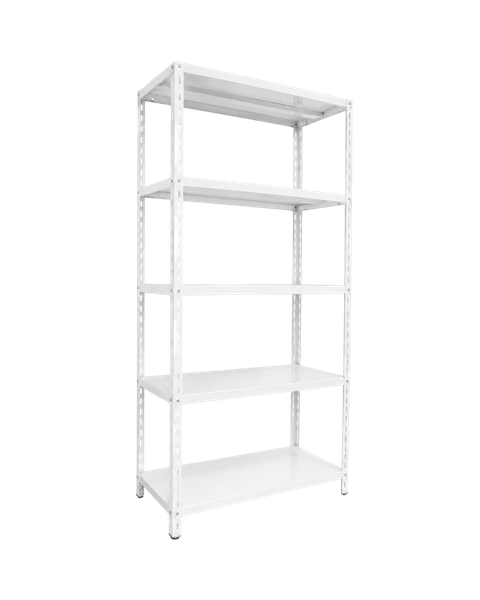 Estantería Metálica 90x42x200 blanca – Para 50kg por estante