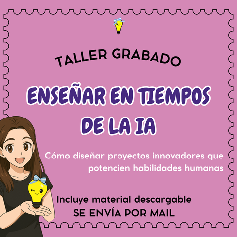 Taller grabado: Enseñar en tiempos de la IA