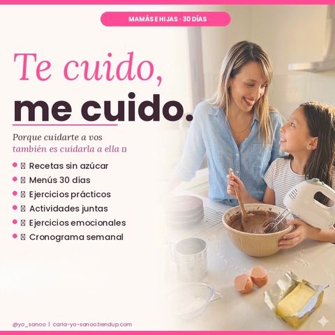 🩷 Te cuido, me cuido - 30 días para reconectar con tu hijo y volver a vos