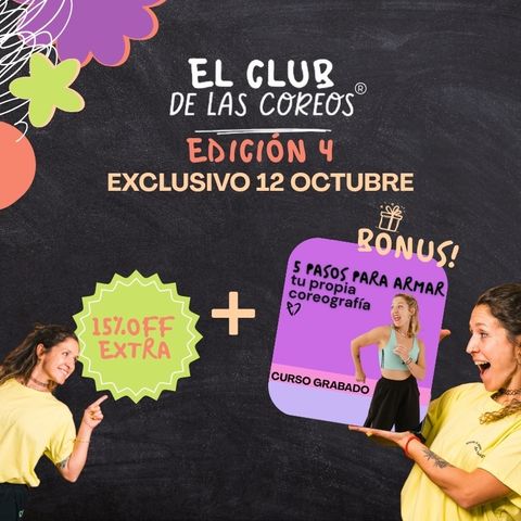 Club de las Coreos 4 + bonus💃🏻