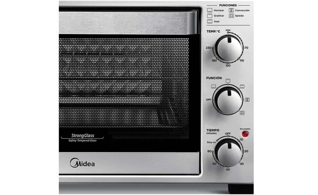 Horno Electrico Midea 32 Lts 1500w Spiedo Conveccion Timer - Casa Aloise