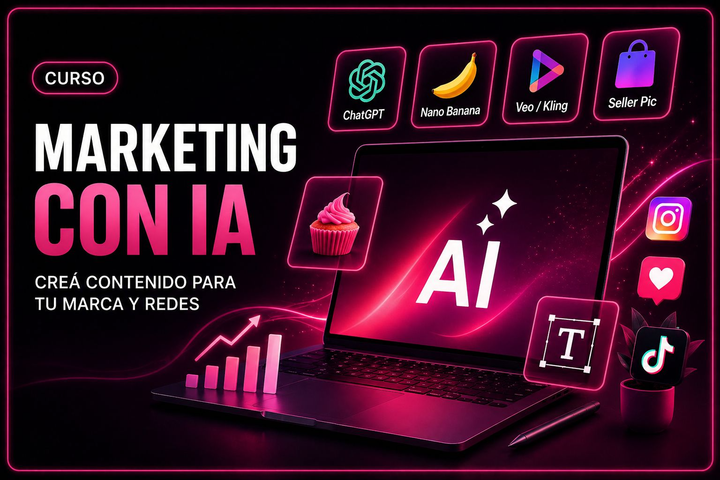 Marketing con IA — Creá contenido para tu marca y redes