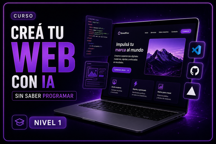 Creá webs profesionales con IA