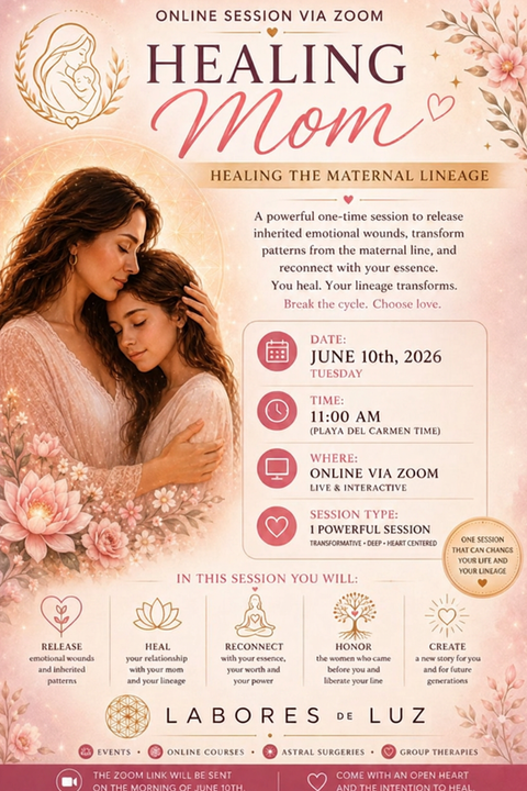 Healing Mom: “Remember your power, let go of the past, and open yourself to receive all that your soul already is: love, abundance, and fulfillment.”