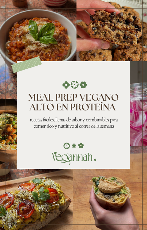 Meal Prep Vegano Alto en Proteína