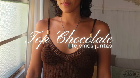 Top de verano a crochet