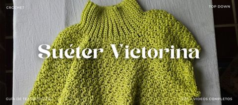 Cuello redondo doble a crochet o cómo modificar un cuello tejido