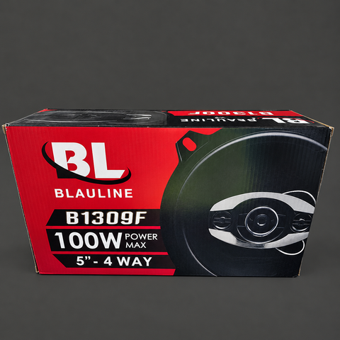PARLANTES 5 Pulgadas BLAULINE 100w 4 Vías Cuatriaxial  B1309F Negro