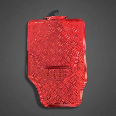 CUBREALFOMBRA IAEL ROJO METALIZADO DE 4 PIEZAS
