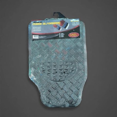 CUBREALFOMBRA IAEL CARBONO METALIZADO DE 4 PIEZAS