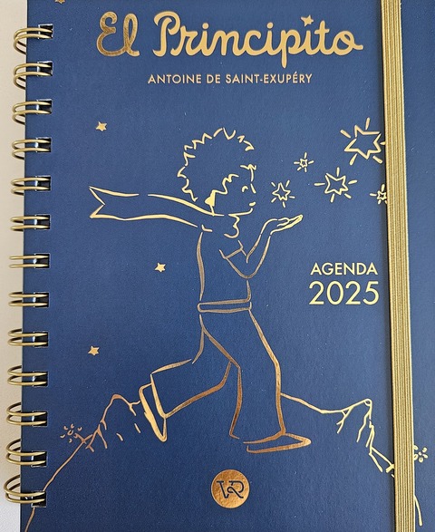 Agenda El Principito 2025 – tapa dura (azul o blanca)