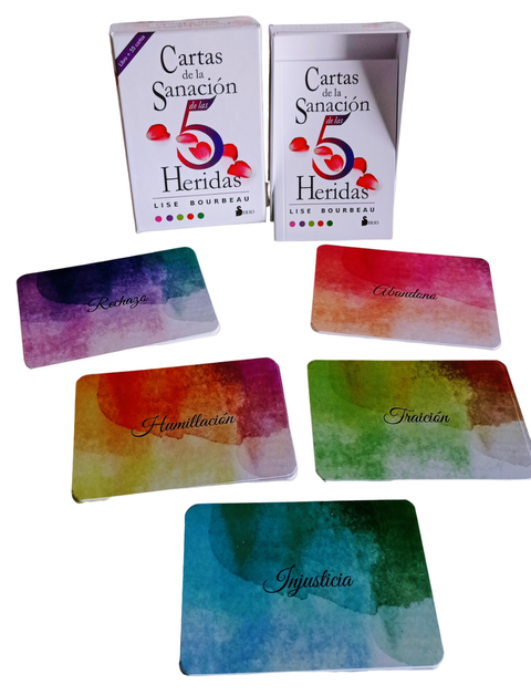 La Sanación de las 5 Heridas (Cartas + mini librito) - Lise Bourbeau 