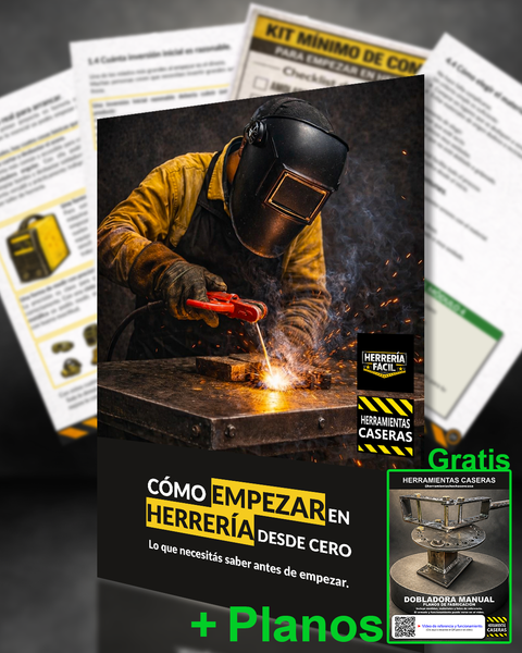 Cómo Empezar en Herrería desde Cero + Planos de Dobladora de Regalo