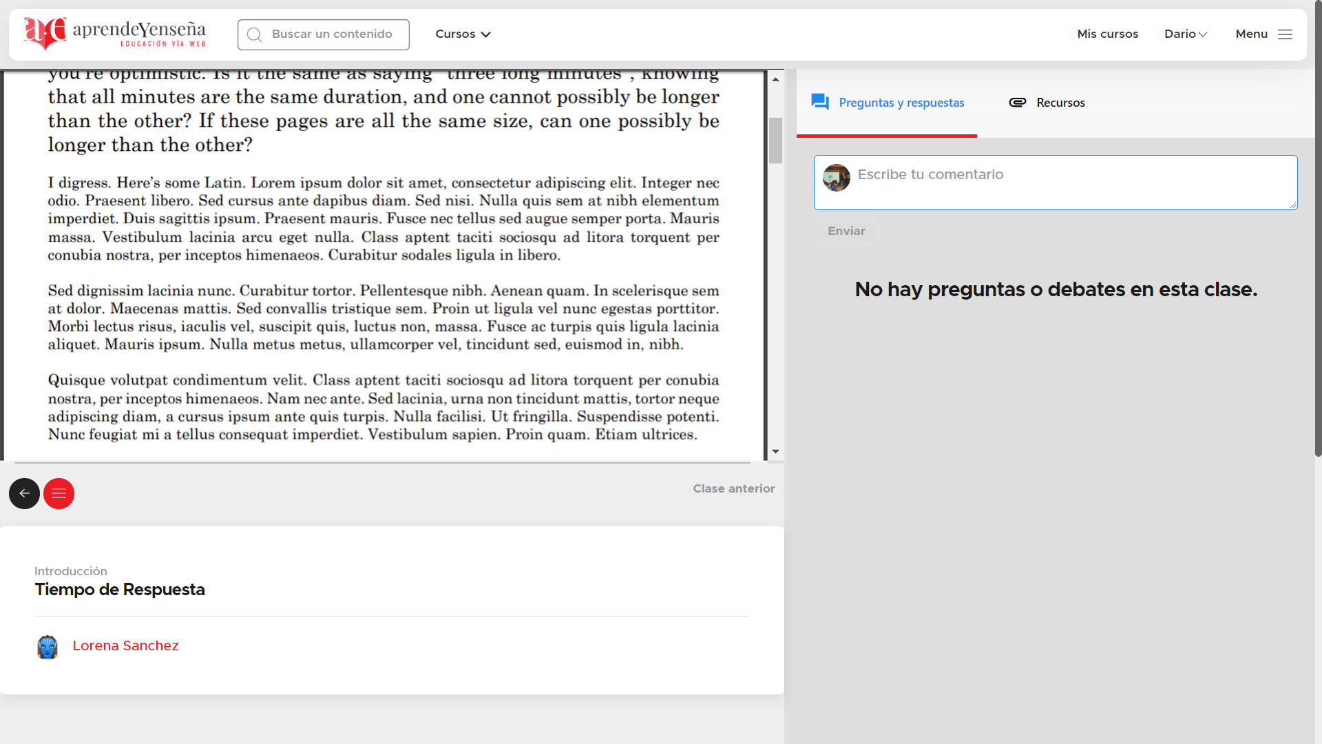 Clase tipo PDF