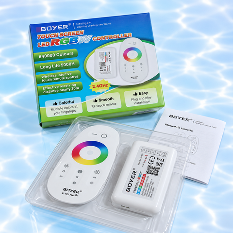 CONTROLADORA TOUCH RGBW 15 MTS (MAYOR DISTANCIA) – MIBOXER