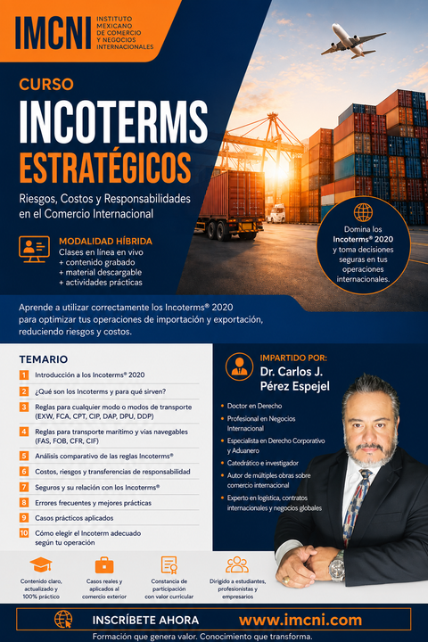 Incoterms Estratégicos: Riesgos, Costos y Responsabilidades en el Comercio Internacional