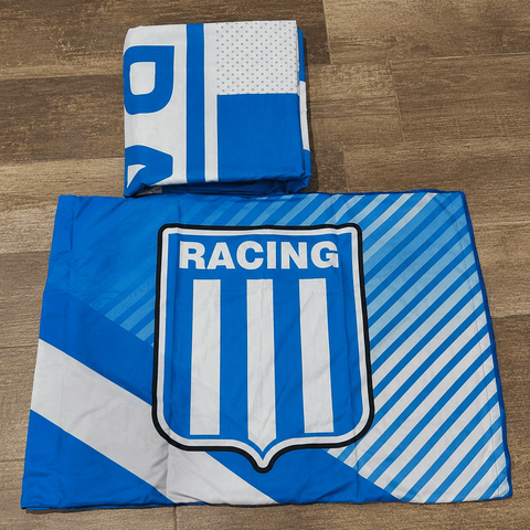 Sábanas Racing Club Celeste Premium