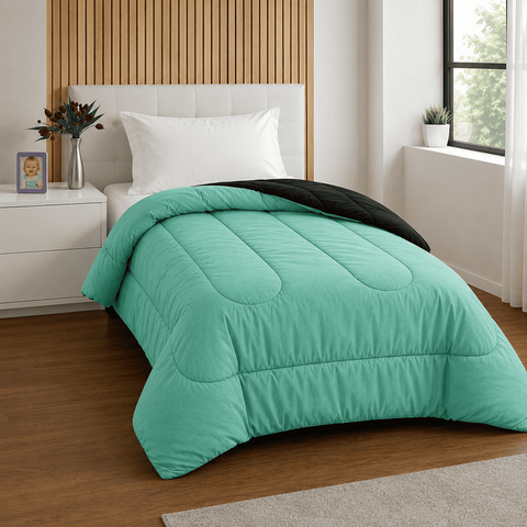 Acolchado Nórdico Verde Agua Soft Touch