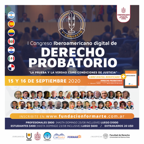 I CONGRESO IBEROAMERICANO DIGITAL DE DERECHO PROBATORIO