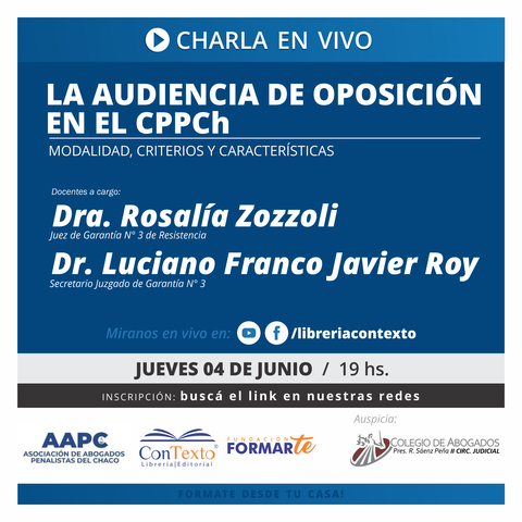 LA AUDIENCIA DE OPOSICIÓN EN EL CPPCh