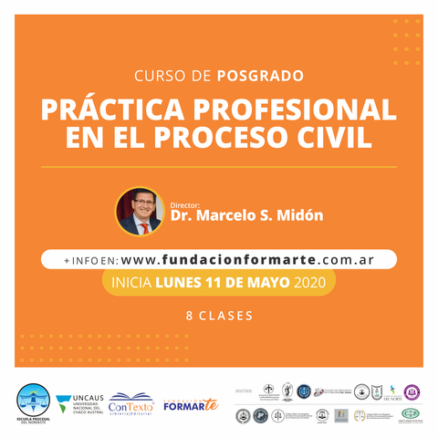 CURSO DE POSGRADO PRÁCTICA PROFESIONAL EN EL PROCESO CIVIL