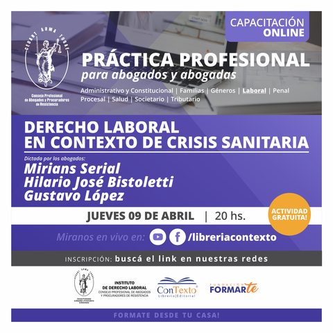DERECHO LABORAL EN CONTEXTO DE CRISIS SANITARIA