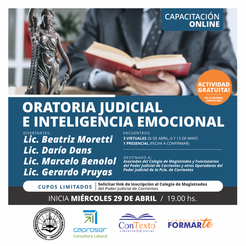 ORATORIA JUDICIAL E INTELIGENCIA EMOCIONAL