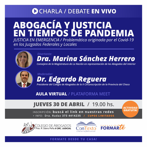 ABOGACÍA Y JUSTICIA EN TIEMPOS DE PANDEMIA