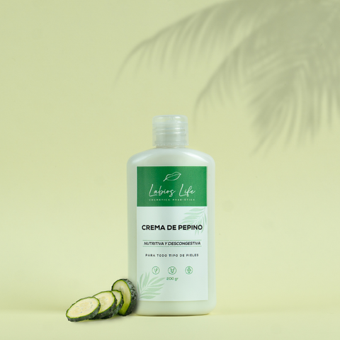 Crema de Pepino (Descongestiva, blanqueadora)  