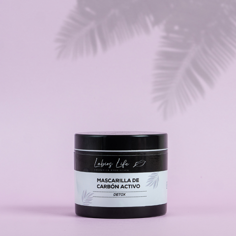Mascarilla detox carbón activado (Tratamiento para acné y puntos negros)  