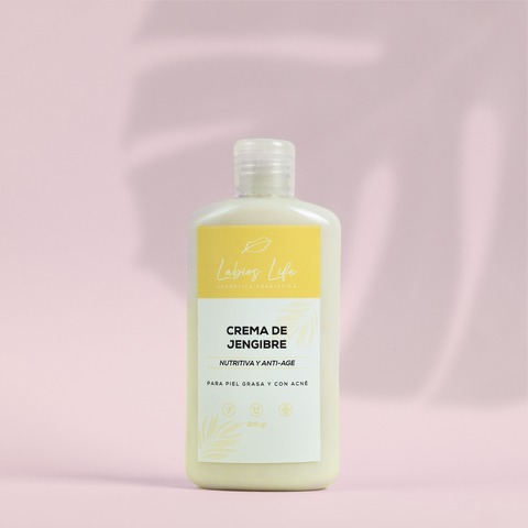 Crema Anti Age de jengibre (Piel Grasa y Mixta) 