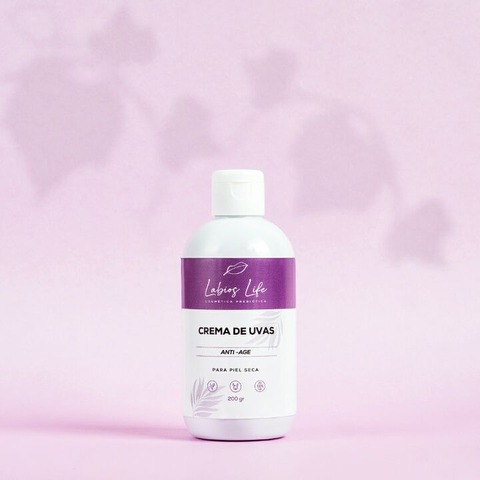 Crema Anti Age de Uva (Atenúa líneas de expresión y arruguitas) 