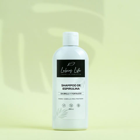 Shampoo de Espirulina (Detox capilar, elimina el frizz)