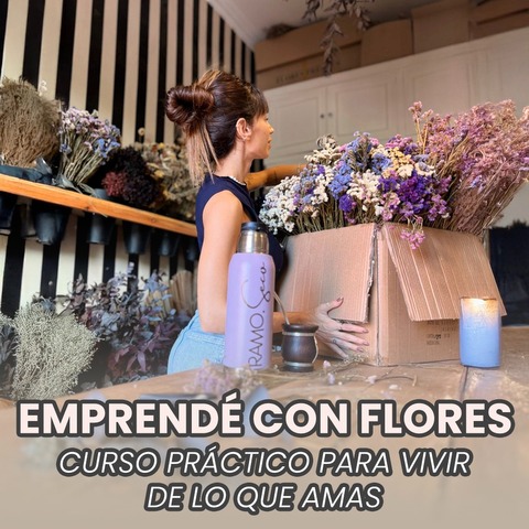 Curso online - Emprende con flores secas