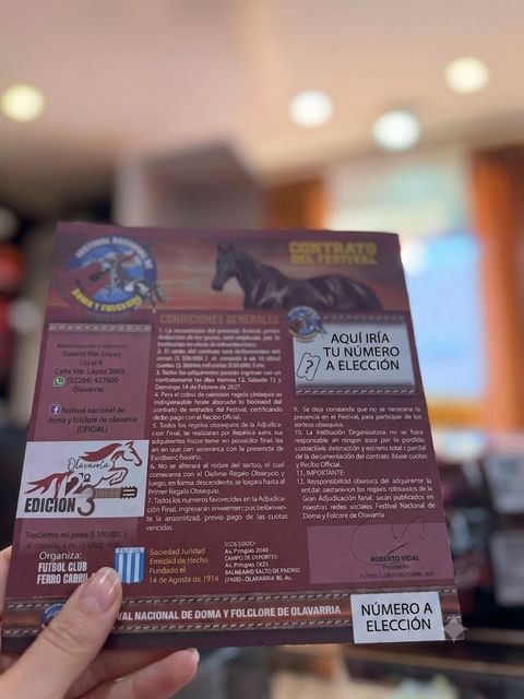 RIFA $100M+ (INCLUYE 2 ENTRADAS) 