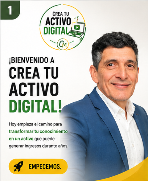 Creá tu Activo Digital | Vendé tu Conocimiento