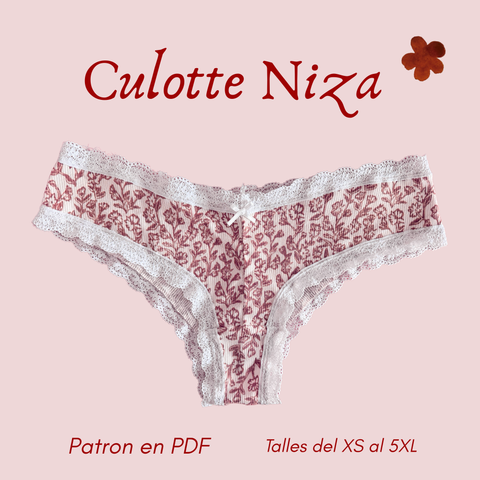 ✿ Molde PDF —Culotte Niza