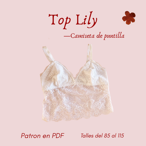 ✿ Molde PDF —Top Lily