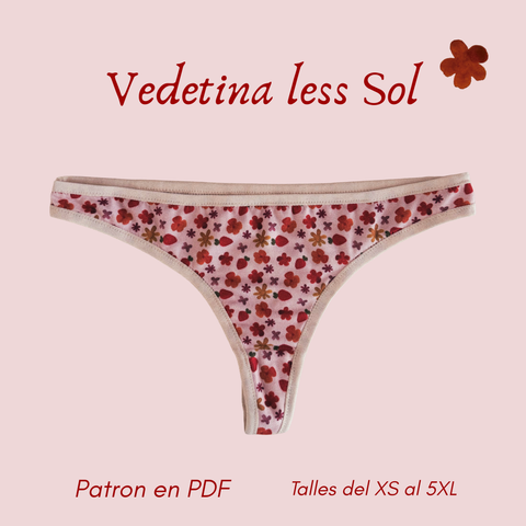 ✿ Molde PDF —Vedetina less Sol