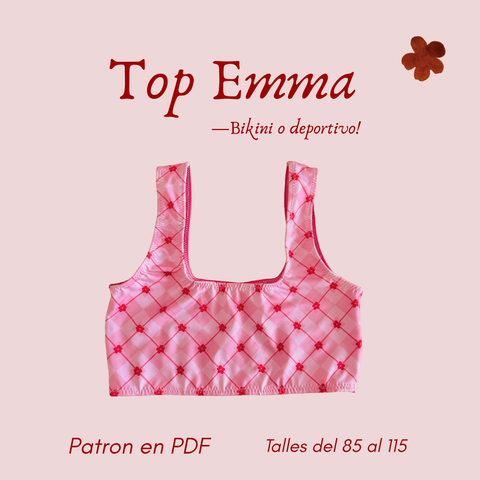 ✿ Molde PDF —Top Emma
