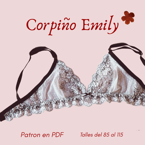 ✿ Molde PDF —Corpiño Emily