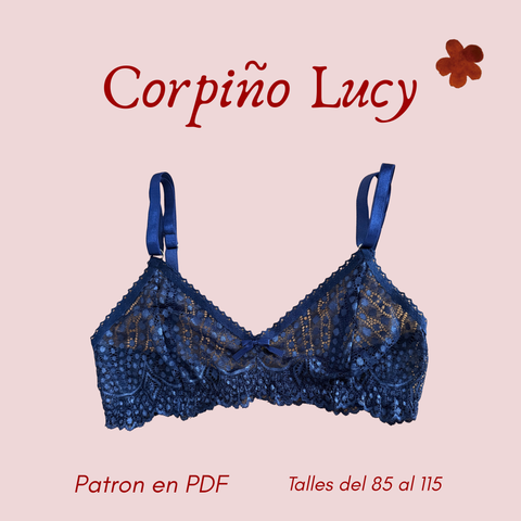 ✿ Molde PDF —Corpiño Lucy