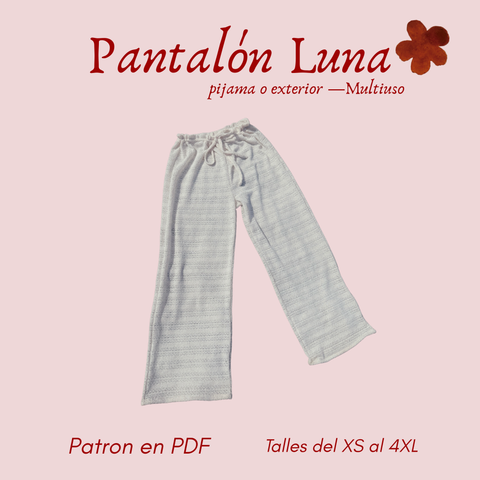 ✿ Molde PDF —Pantalón Luna multiuso