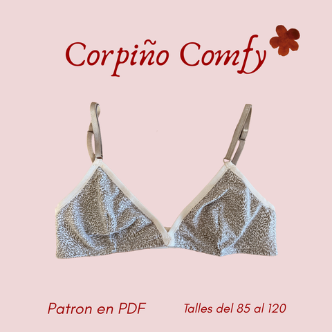 ✿ Molde PDF —Corpiño Comfy 
