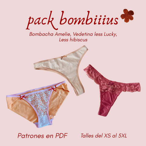 ✿ Pack bombiiius x3 —Amelie, Lucky, Hibiscus