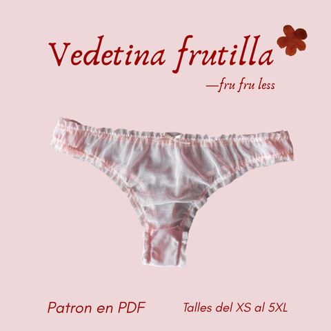 ✿ Molde PDF —Vedetina Frutilla fru fru