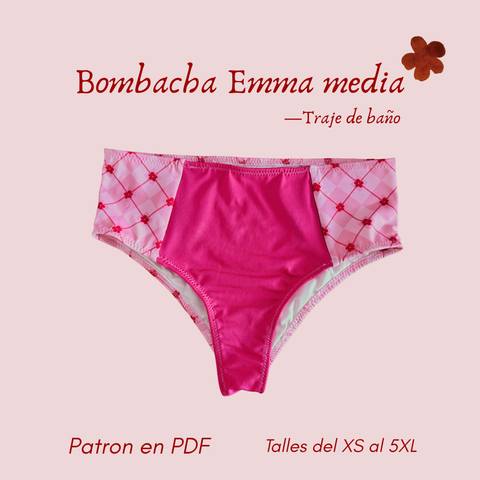 ✿ Molde PDF —Bombacha Emma cobertura media