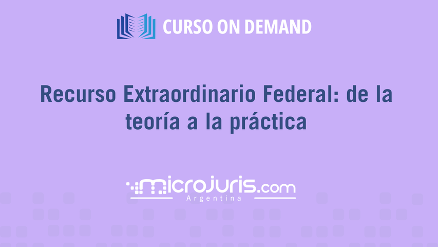 Recurso Extraordinario Federal: de la teoría a la práctica