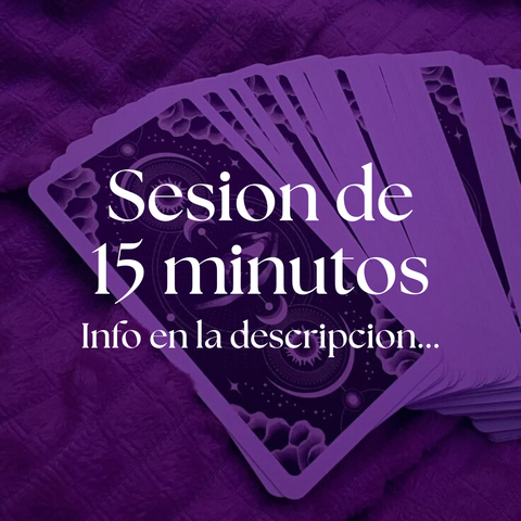 Sesion de Tarot - 15 minutos